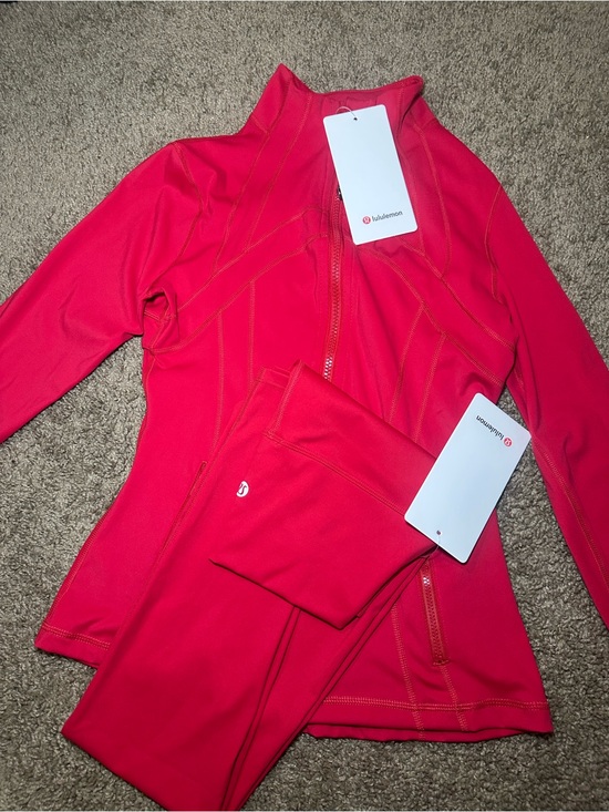 lululemon athletica Other - lululemon athletica red leggings set